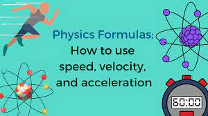 Physics Formulas How To Use Speed Velocity Physics Formulas Mathematical Expression Physics