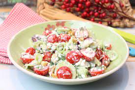 Huttenkase Sommersalat Happy Carb Rezepte Rezept Rezepte Huttenkase Rezepte Mit Frischkase
