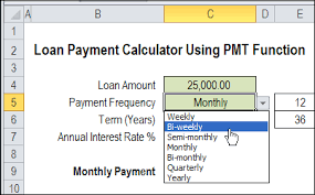 How To Use Excel Pmt Function Excel Loan Amount Workbook