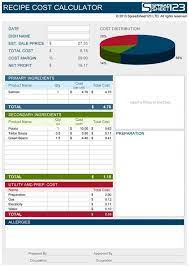 Download A Free Recipe Cost Calculator For Excel Which Helps When Calculating Costs Of Ingredients Used In A Recip Food Truck Menu Food Cost Recipe Calculator