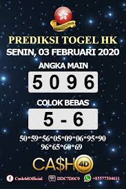 Prediksi Togel Hongkong Senin 03 Februari 2020 Rabu Minggu 20 Januari