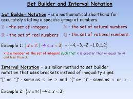 Interval Notation Or For Statements Set Builder And Interval Notation Mp4 Youtube Notations Rational Numbers Sets Math