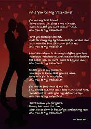Will You Be My Valentine Valentines Poems Be My Valentine Love Poems For Him