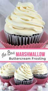 The Best Marshmallow Buttercream Frosting Rezept Desserts Ohne Backen Buttercreme Kuchen Ohne Backen