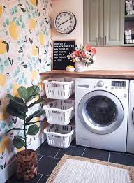 These Home Organization Ideas From Houselogic Will Give You Clever Storage Ideas That Work Great For Small Home Organization Clever Storage Laundry Room Decor
