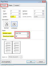 How To Create Booklets Using Microsoft Word 2010 Microsoft Word 2010 Microsoft Office Word Words