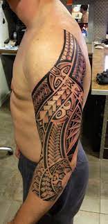 Polynesian Half Sleeve Tattoo Designs Half Sleeve Tattoos Designs Polynesian Tribal Tattoos Polynesian Tattoo