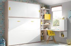En nuestro catálogo de dormitorios con camas abatibles de matrimonio las encontrarás en formato horizontal o vertical dependiendo del tipo de habitación. Cama Abatible Horizontal De Matrimonio Combo