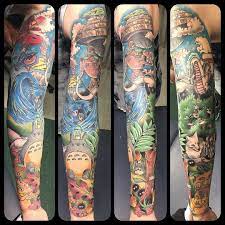 Studio Ghibli Tattoo Sleeve Ghibli Tattoo Studio Ghibli Tattoo Sleeve Tattoos