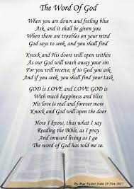 The Word Of God Spiritual Poetry Inspirational Poems About Life Inspirational Bible Quotes Christian Poems