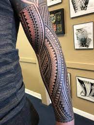 Samoan Tatau Maori Tattoo Tribal Arm Tattoos Sleeve Tattoos