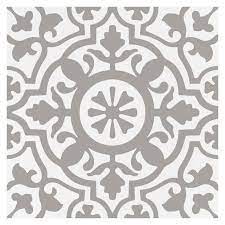 Revival Gray Matte Porcelain Tile Porcelain Tile Decorative Floor Tile Laundry Room Tile