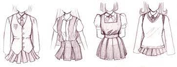 Please note that older anime is simpler while 90's anime is more detailed. Cute Animie Outfit Drawing Anime Clothes Drawings Anime Drawings Tutorials