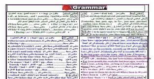 مذكرة قواعد اللغة الانجليزية للصف الثالث الثانوى Pdf Words Word Search Puzzle Home Construction Cost
