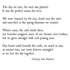Growing Together In Love Poem By Christy Ann Martine Nature And Love Poetry Together Quotes Love Quotes For Him Deep Graphic Quotes