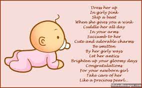 Congratulations For Baby Girl Poems For Newborn Baby Girl New Baby Girl Congratulations Baby Poems Baby Girl Wishes