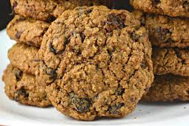 Vegetable place sheets of foil on countertop for cooling cookies. Molasses Oatmeal Chocolate Raisin Cookies Kitchen Divas