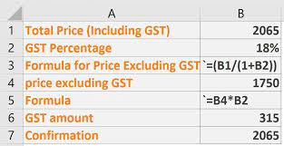 Excel Formula For Reverse Tax Calculation Excel Formula Reverse Excel