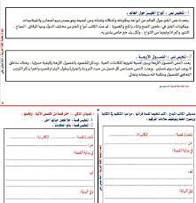 اللغة العربية أوراق عمل تدريبات على الكتابة للصف الثالث ملفاتي