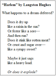Interpreting The Dream Connecting Hughes Hansberry And Lim Harlem Poem Inspirational Words Cool Words