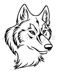 Wolf Head Tattoo Wolf Drawing Wolf Head Drawing Wolf Drawing Easy