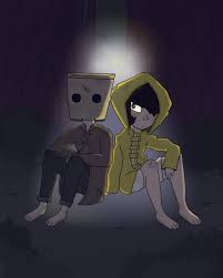 This is underwhelming news as little nightmares 2 appears to be a traumatic experience. Little Nightmares Ii Mono And Six By Disazterartist On Deviantart