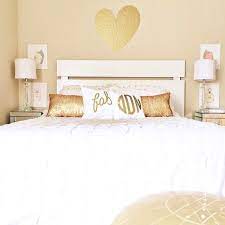 Pin By Cha Pay On Barbie Dream House Gold Bedroom Gold Bedroom Decor White Gold Bedroom