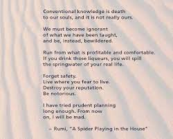 Not Directly Related But I Wanted To Share This Poem By Rumi Because You Re The Type Of People It Will Resonate With Inspirational Words Meaning Full Quotes Wisdom