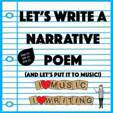 Narrative Poetry Put To Music Narrative Poetry Poetry Lessons Narrative Poem