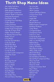 Resale Store Name Ideas Thrift Shop Name Generator Buku Pelajaran Rencana Kehidupan Nama