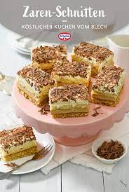 Zaren Schnitten Rezept Kuchen Und Torten Rezepte Kuchen Und Torten Kuchen Rezepte Einfach