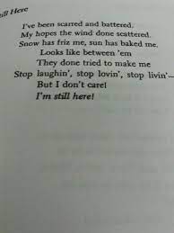 Still Here Langston Hughes Recovery Words Langston Hughes American Poets