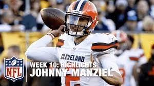 Check out highlights from cleveland browns qb johnny manziel against the pittsburgh steelers in week 10 of the 2015 nfl season.subscribe to the nfl youtube. Johnny Manziel Highlights Week 10 Browns Vs Steelers Nfl Youtube