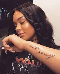Pin By Korten Stein On More I Need More Black Girls With Tattoos Forarm Tattoos Tattoos