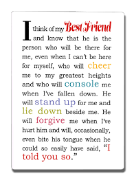 I Think Of My Best Friend Male Refrigerator Magnet Friends Quotes Best Friend Poems Bff Quotes