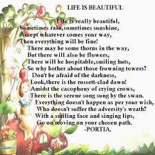 Life Is Beautiful Poems About Life Famous Poems About Life Short Poems About Life