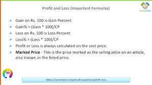 Profit And Loss Important Formulas Aptitude Loss This Or That Questions