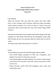 Engkau memberikan anakmu kepada kami untuk menyelamatkan kami dari dosa. Proposal Natal 2011
