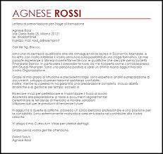 Esempio Lettera Di Presentazione Stage Di Formazione Livecareer