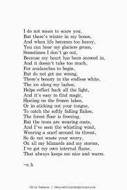 Winter In My Bones Erin Hanson Poems Pretty Words Poem Quotes