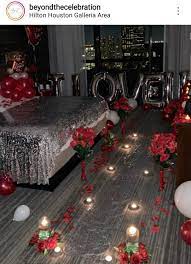 Valentine S Day Hotel Room Set Up Hotel Room Decoration Romantic Hotel Rooms Romantic Room Surprise
