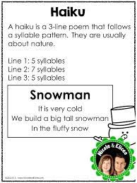 Poetry Unit Haiku Anchor Chart If You Buy The Bundle It Includes Other Poem Anchor Charts Check Lists Grap Haiku Poems For Kids Poetry Lessons Poetry Unit