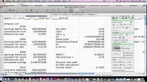 Calculating Weighted Average Cost Of Capital Using Excel Cost Of Capital Excel Weighted Average