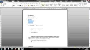 Demande de radiation du fichier. Tuto Mettre En Forme Une Lettre Word 2010 Youtube
