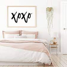 Xoxo Sign Hugs And Kisses Hadley Designs Minimalist Rustic Etsy In 2020 Wall Decor Bedroom Bedroom Decor For Couples Home Decor Bedroom