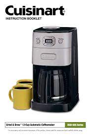 Pin On Cuisinart Coffeemaker Manuals