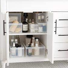 bathroom cabinet storage organization