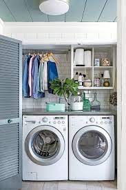 Smart Design Ideas To Steal For Small Laundry Rooms Laundry Room Diy Laundry Room Remodel Basement Laundry Room