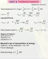 Physics Formula Physics Formula En Instagram Heat Thermodynamics All Formula In One Post Follow Physics Physics Formulas Thermodynamics Physics