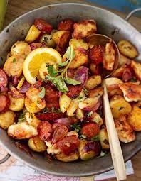 Hahnchen Chorizo Pfanne Rezept Lecker Fleisch Gerichte Rezepte Kochrezepte